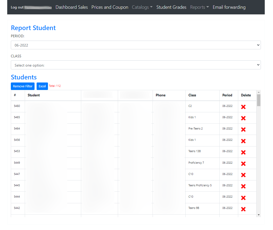 Student Report